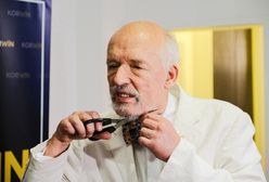 Koronawirus w Polsce. Janusz Korwin-Mikke goli brodę i ogłasza "koniec pandemii"
