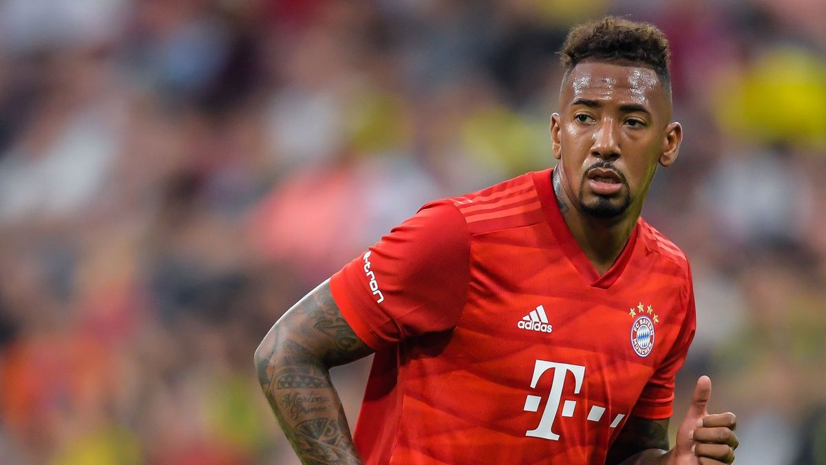 Jerome Boateng of FC Bayern Munich during the Pre-season Friendly match between Bayern Munich and Fenerbahce SK at Allianz Arena on July 30, 2019 in Munich, Germany(Photo by VI Images via Getty Images)