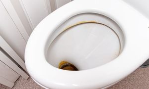 Wlej do spłuczki. "Wyżre" kamień nagromadzony przez lata