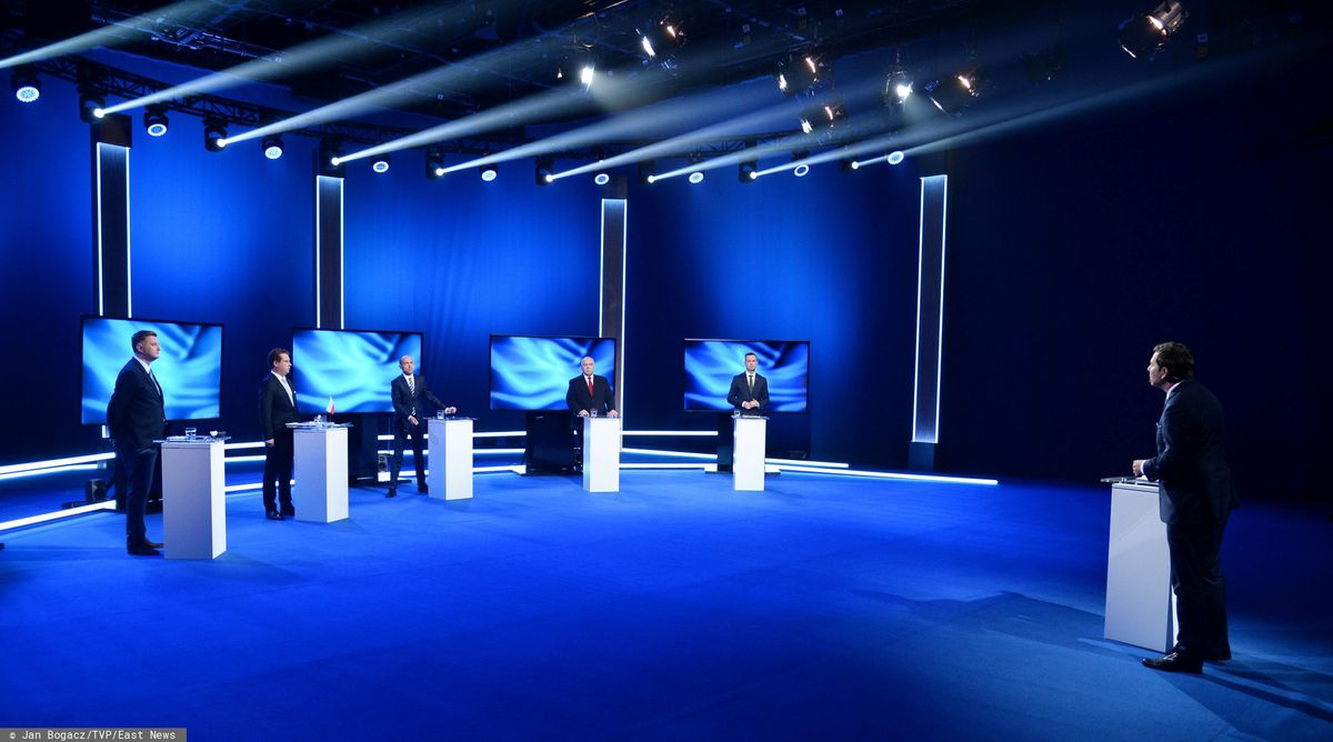 Debata wyborcza w TVP. Kandydaci zaprezentowali swoją wizję Polski