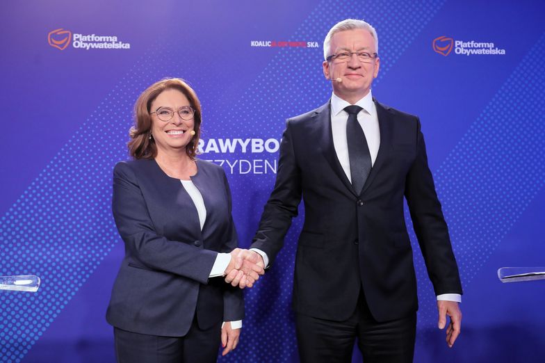 W debacie spotkali się Małgorzata Kidawa-Błońska i prezydent Poznania Jacek Jaśkowiak