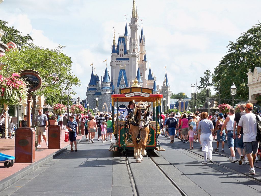 Magic Kingdom, Walt Disney World, Lake Buena Vista, Floryda, USA - 20,3 mln odwiedzających