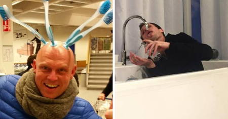 Zobacz, co klienci Ikei wyprawiają w sklepie