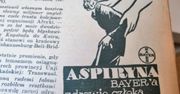 "Aspiryna Bayera zdrowie człeka wspiera". Tak wyglądały reklamy w prasie z lat 30.