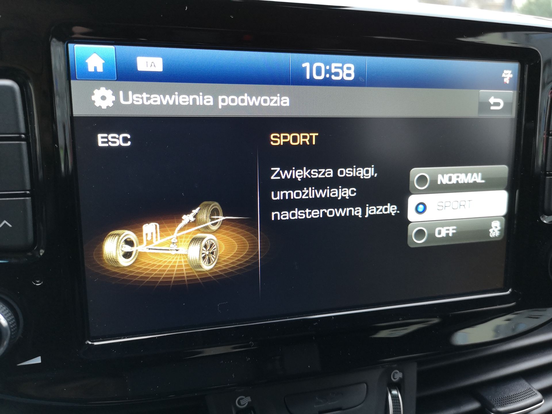Hyundai i30 Fastback N: Programowa konfiguracja ustawień auta 10