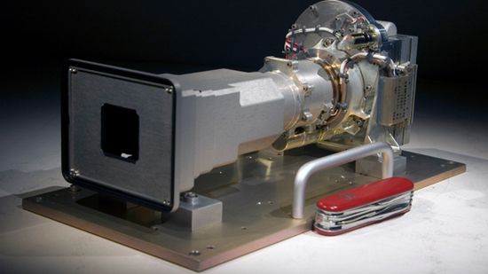 Zbliżenie na kamery Curiosity - Mastcam 1