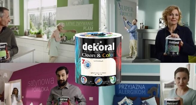 „Różne potrzeby, jedno rozwiązanie” w kampanii farb Dekoral Clean &amp; Color (wideo)