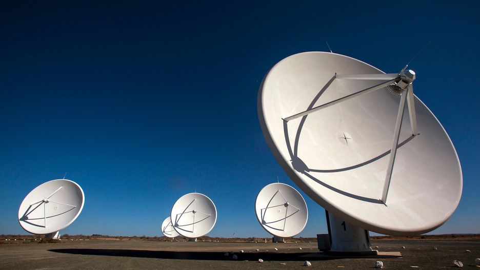 Radioteleskopy KAT w Południowej Afryce