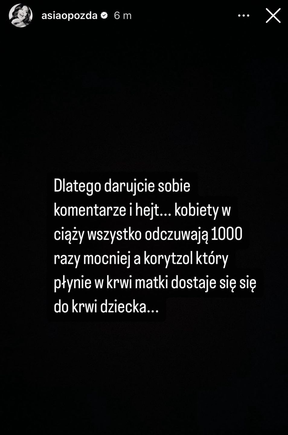 Oświadczenie Joanny Opozdy