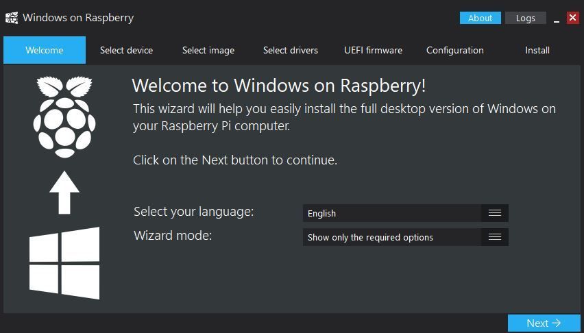 Windows on Raspberry