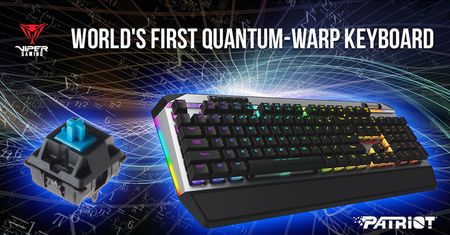 Oto klawiatura Patriot Viper Gaming z przełącznikami kwantowymi [Prima Aprilis]