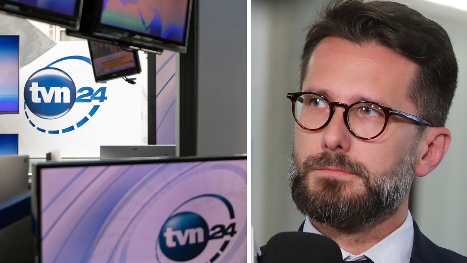 Spięcie na antenie TVN24. Piasecki wzburzony atakiem posła PiS