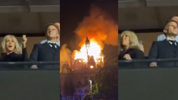 Francja PŁONIE, a tymczasem Macron z żoną bawią się na koncercie Céline Dion (WIDEO)