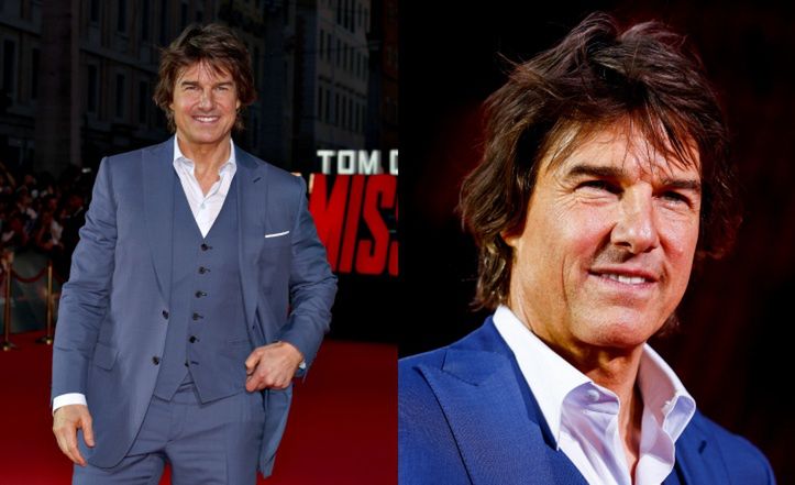 60-letni Tom Cruise rozsyła uśmiechy na premierze "Mission: Impossible" w Rzymie (ZDJĘCIA)