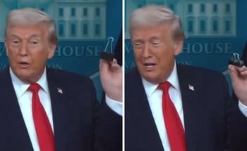 Trump o odporności na ból. Pokazał klips, w który miał mu urwać palec