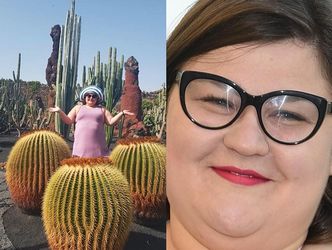 Dominika Gwit w kapelutku wystaje zza kaktusa (FOTO)