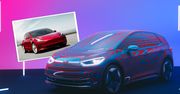 Volkswagen ID.3 na tle Tesli Model 3. Zasięg zbliżony, ale to różne auta