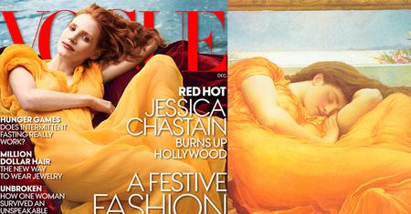 Jessica Chastain jako "dzieła sztuki"! (FOTO)