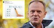 Ten post polubił Donald Tusk. Umiesz rozwiązać zadanie?