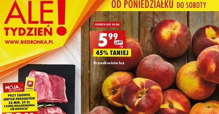 Biedronka najnowsza gazetka od poniedziałku 8 sierpnia. Promocje w Biedronce 8.08-13.08