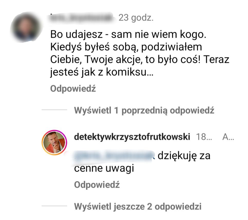 Krzysztof Rutkowski na Instagramie
