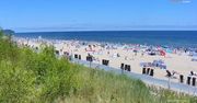 Ujęcie z plaży we Władysławowie. Jedno od razu przykuwa wzrok