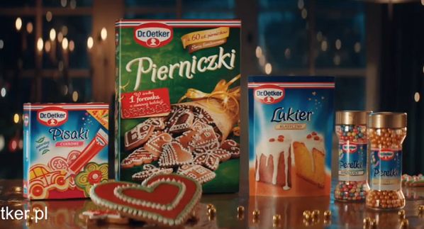 Dr. Oetker bajkowo reklamuje bożonarodzeniowe pierniczki (wideo)