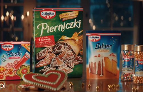 Dr. Oetker bajkowo reklamuje bożonarodzeniowe pierniczki (wideo)