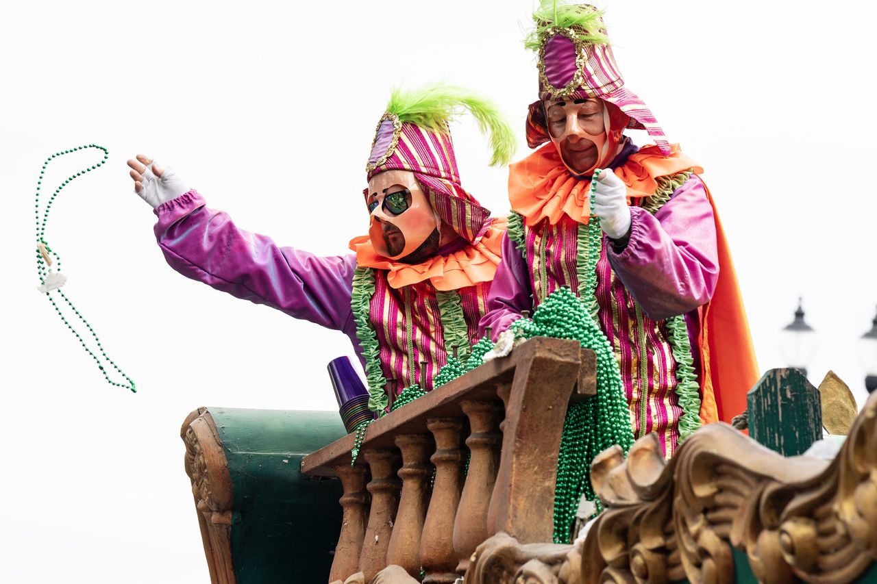 Amazing celebration of Mardi Gras.  Streets of New Orleans were filled with colors, laughter, and festive spirit.