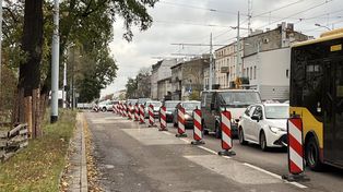 Łódź: Kolejne remonty. Wyłączone pasy ruchu na ul. Pabianickiej