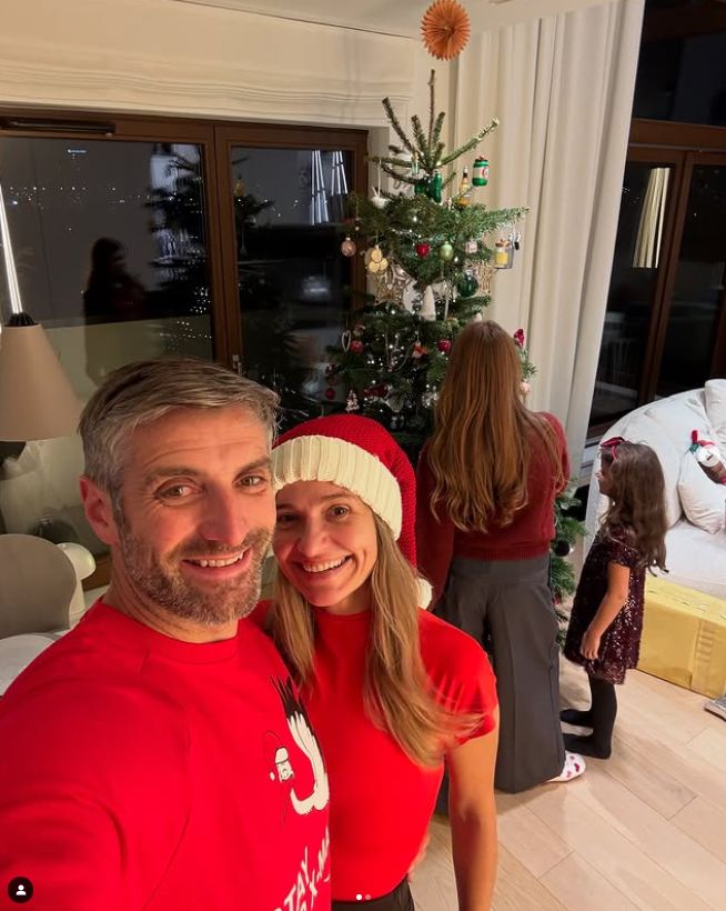 Joanna Koroniewska i Maciej Dowbor z córkami