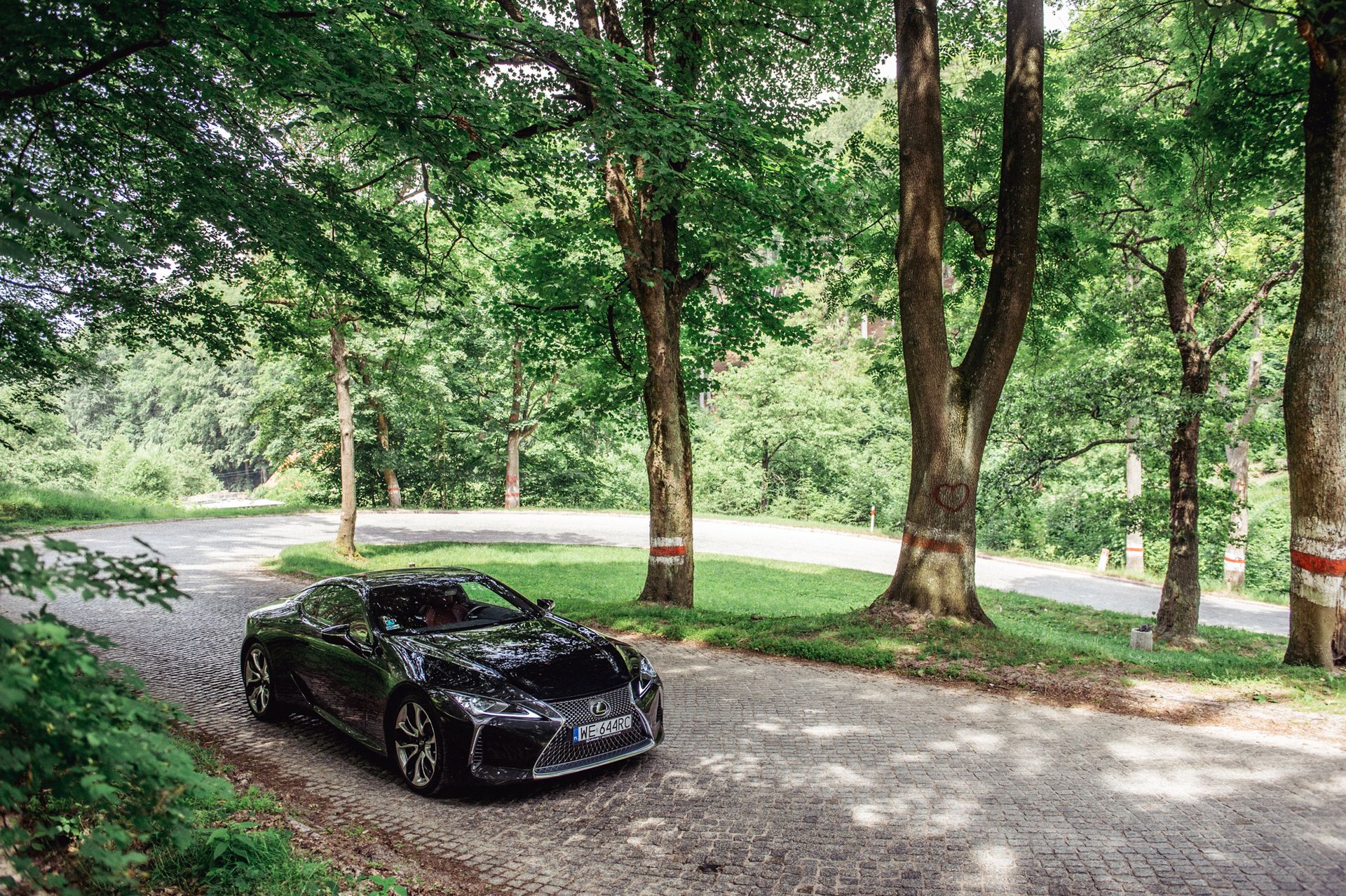 LC 500 na słynnych "patelniach" na Walimiu