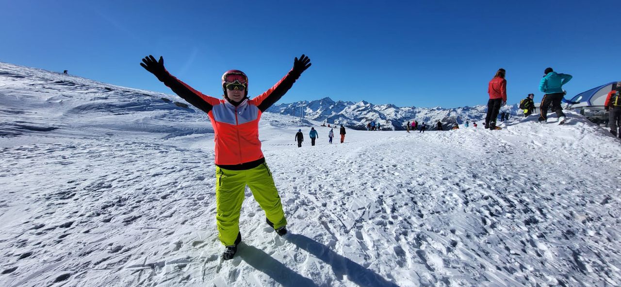 Magdalena Jastrzębska na nartach w Val Di Sole, luty 2023