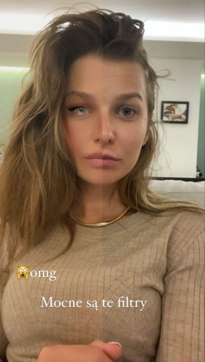 Anna Lewandowska obnaża działanie instagramowych filtrów