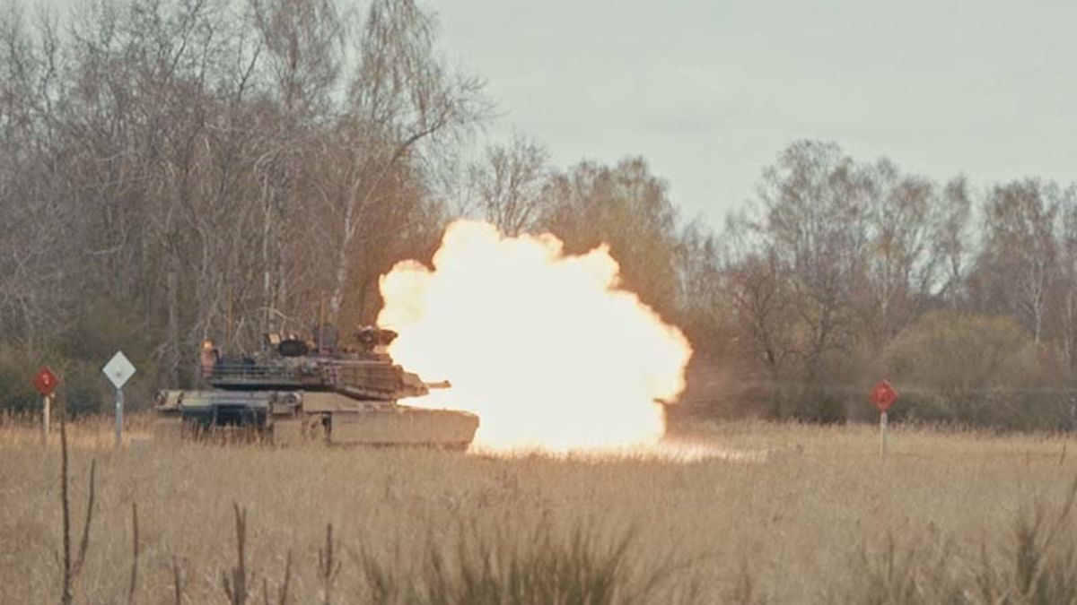 Strzelanie z Abramsów M1A2SEPv3