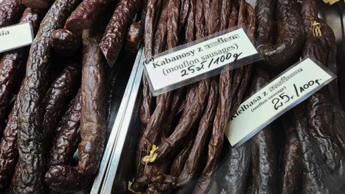 Nietypowa kiełbasa z muflona