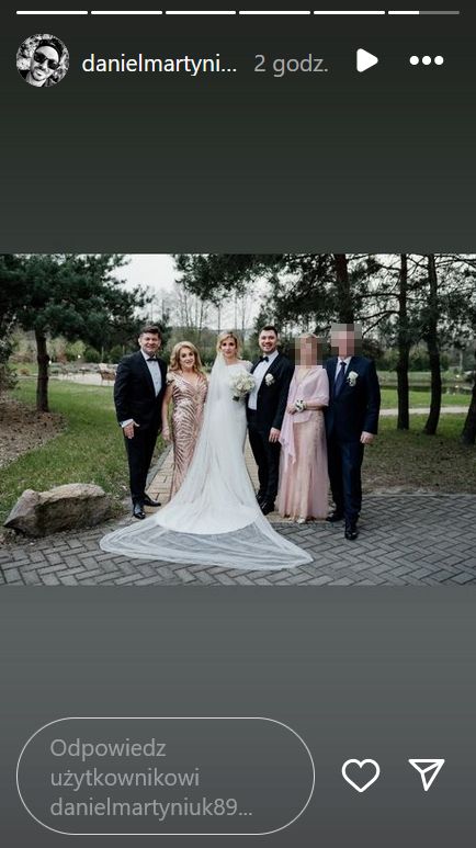 Danuta Martyniuk wystroiła się na wesele syna
