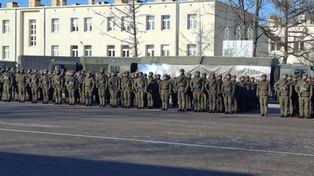 Podlaska Brygada Obrony Terytorialnej ma nowych żołnierzy. W niedzielę złożyli przysięgę. Nie straszny im był siarczysty mróz