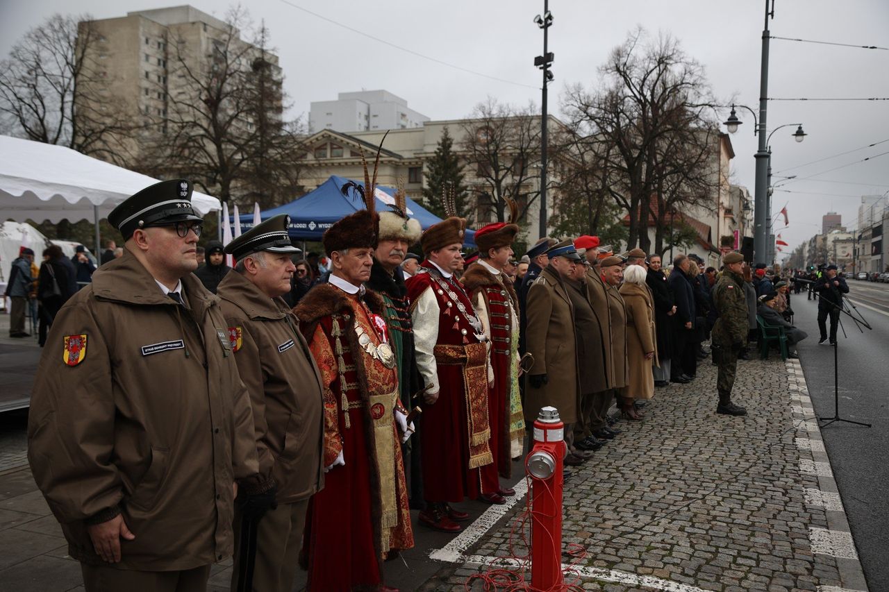 Łódź: Oficjalne obchody Święta Niepodległości na ulicy Piotrkowskiej