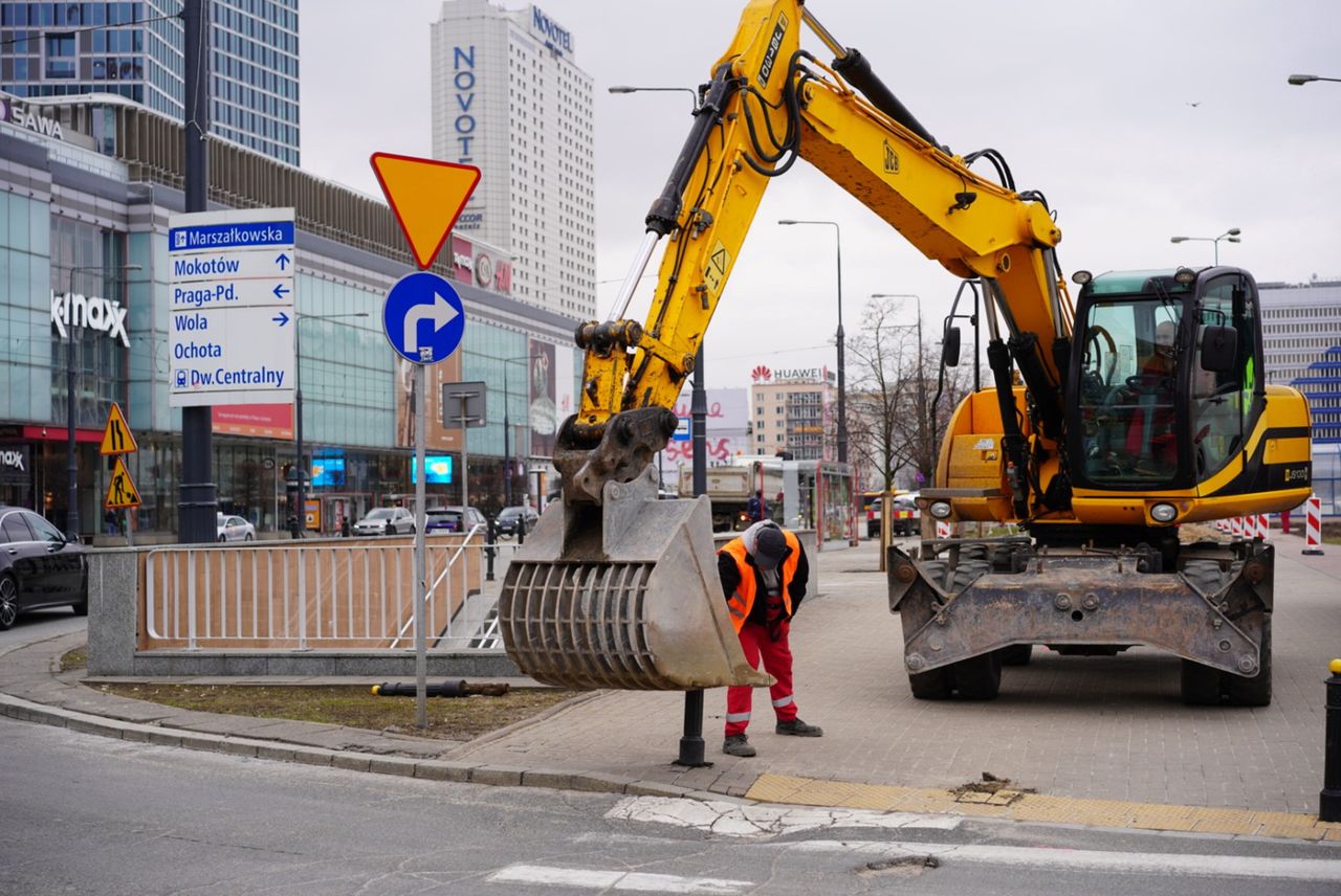 Warszawa. Rowerowa Marszałkowska. Prace wystartowały