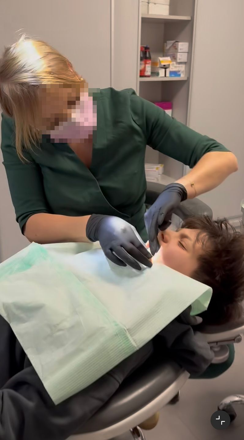 Krzysztof Rutkowski Junior u dentysty