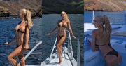Aneta Glam eksponuje podrasowane wdzięki na jachcie. 51-latka niejednokrotnie mówiła, że żałuje powiększenia piersi