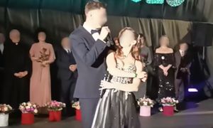 Wszyscy na nich patrzyli. Show na studniówce. "Cudnie"