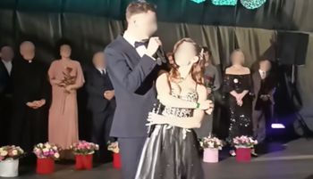 Wszyscy na nich patrzyli. Show na studniówce. "Cudnie"