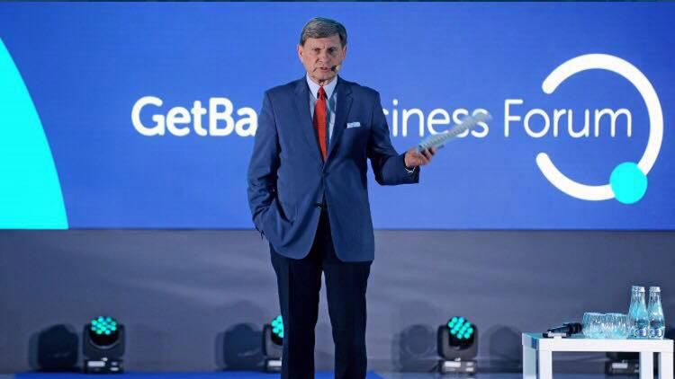 Leszek Balcerowicz na Forum GetBack w październiku 2017 r.