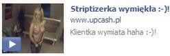 Uważaj na striptizerkę na Facebooku. Kontrowersyjna reklama polskich serwisów 2