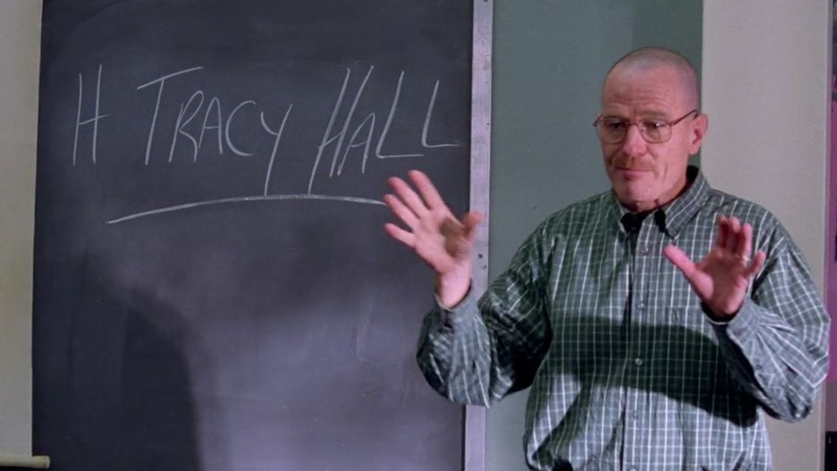 Kadr z serialu "Breaking Bad", w którym przypomniana została postać Halla