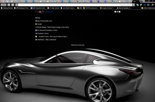 Infinity Car Theme (Fot. chrome.google.com/extensions)