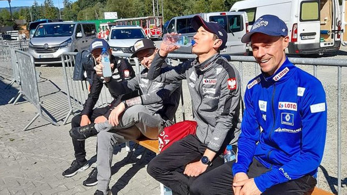 Zamiana ról w polskiej kadrze. Zabawne zdjęcie na skoczni