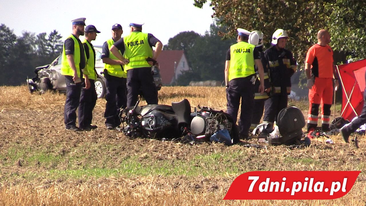 Kolejna śmierć na drodze. Lądował śmigłowiec LPR